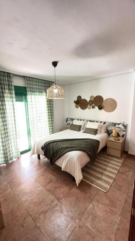 Postel nebo postele na pokoji v ubytování Precioso apartamento en Roquetas de Mar