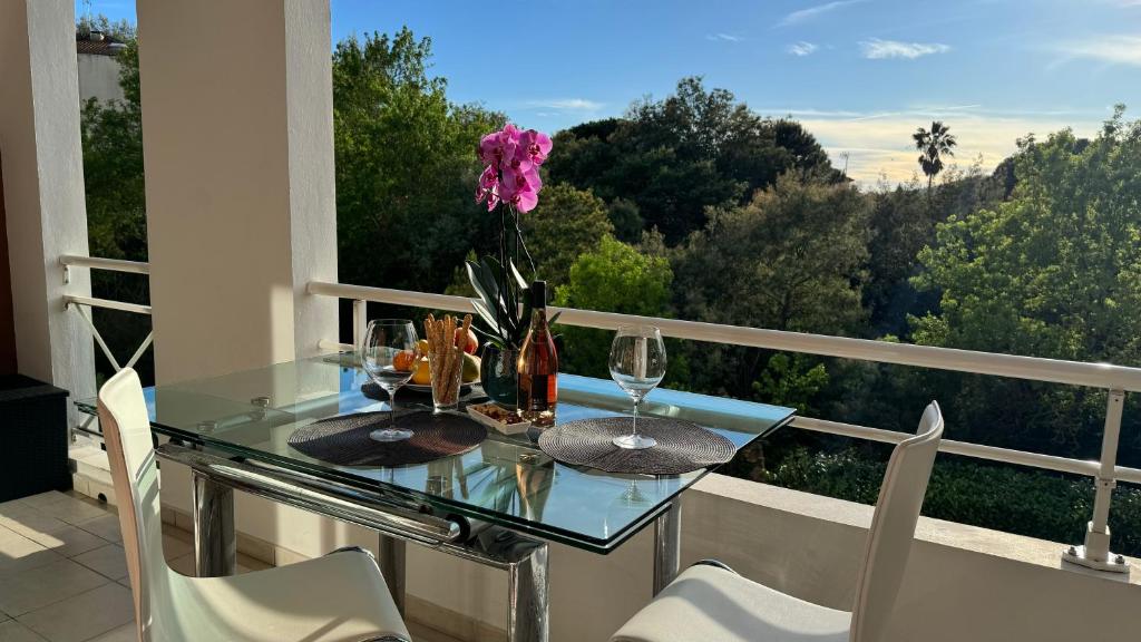 Fotografia z galérie ubytovania Appartement à Cannes 2 pieces, grande terrasse, vue parc au calme v Cannes