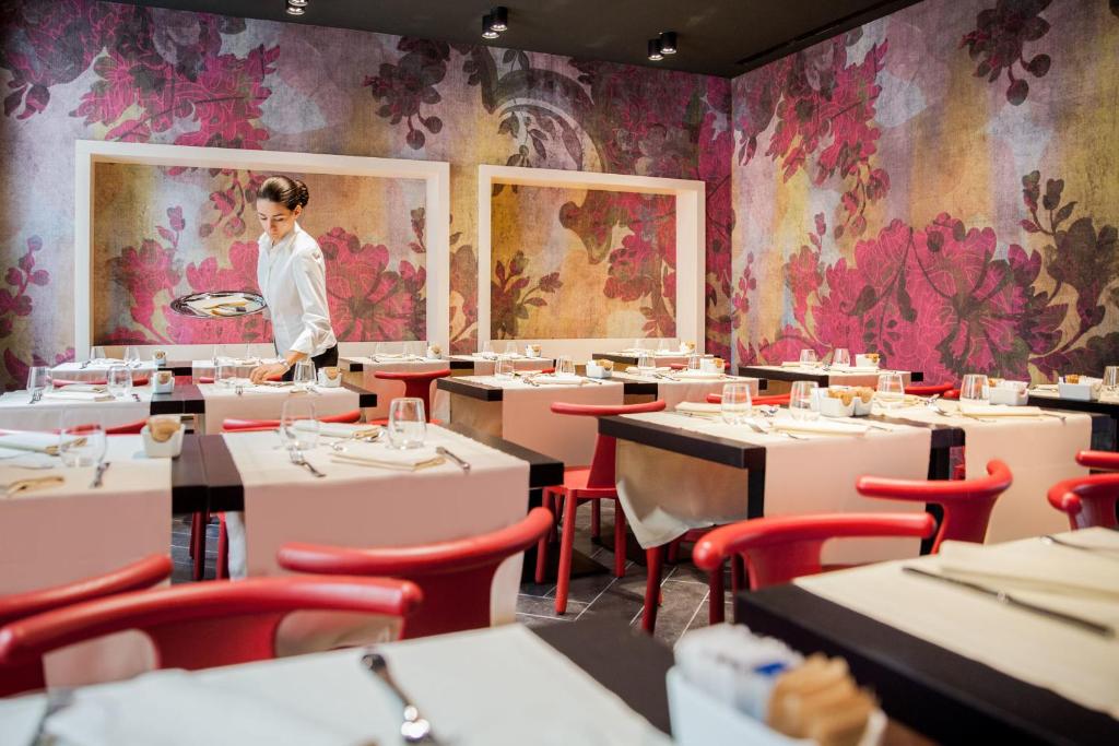 Restaurace v ubytování Glam Milano