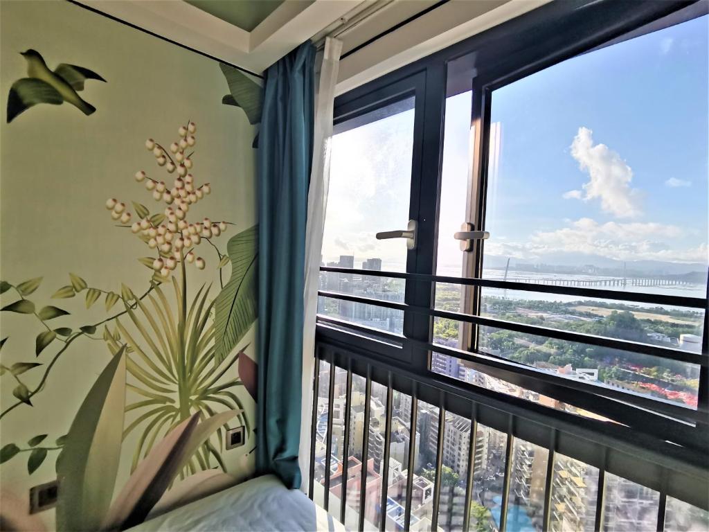 Balkón nebo terasa v ubytování Interact China Fine Condo - Shenzhen Bay