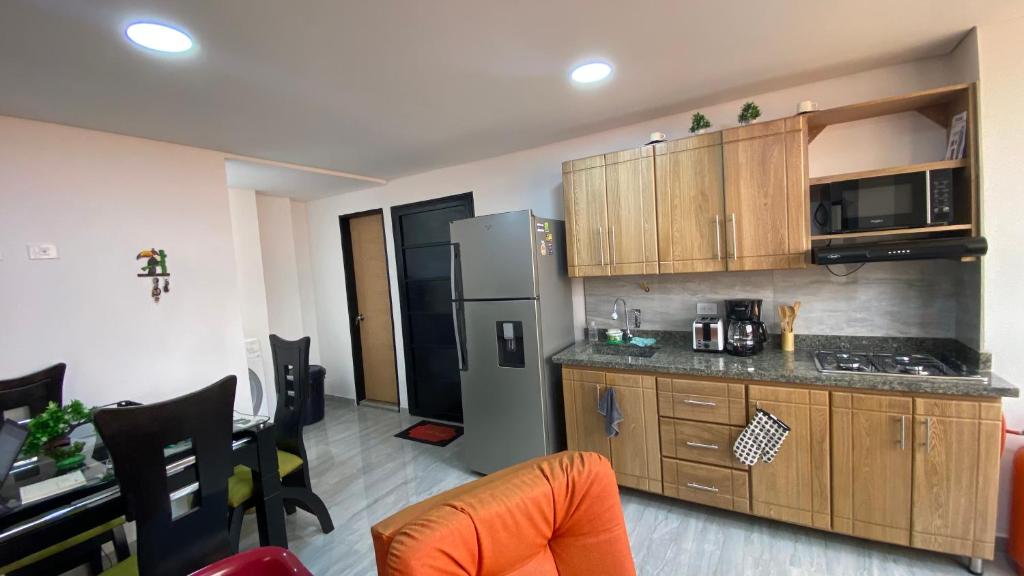 Kuchyň nebo kuchyňský kout v ubytování Apartamento Centro Marinilla