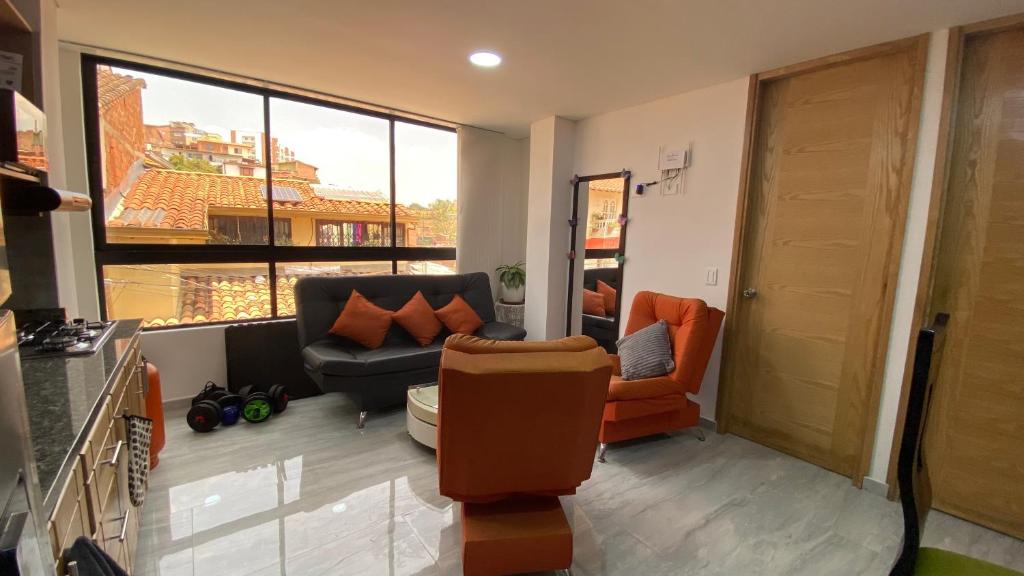 Posezení v ubytování Apartamento Centro Marinilla