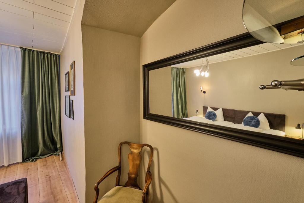 Posezení v ubytování Hotel Roter Hahn