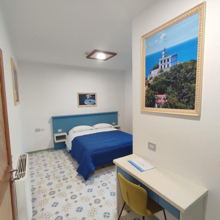Postel nebo postele na pokoji v ubytování Il Barbacane