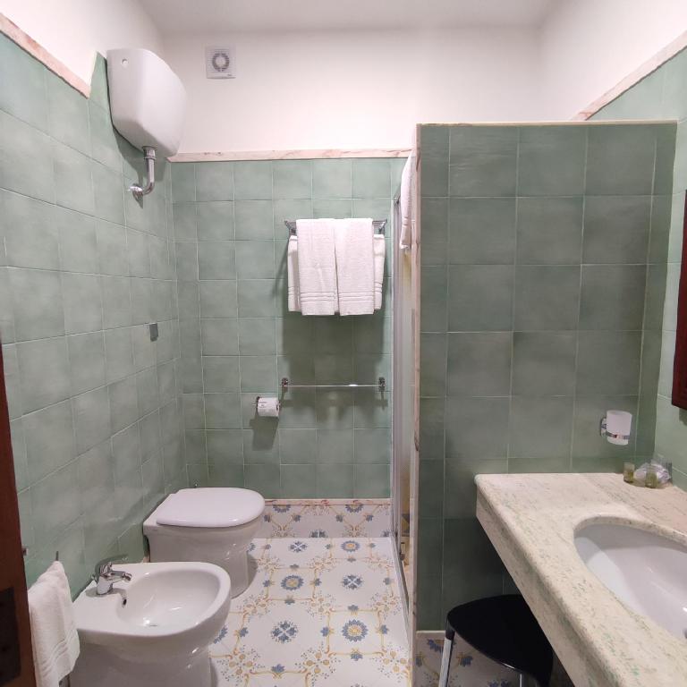 Koupelna v ubytování Il Barbacane