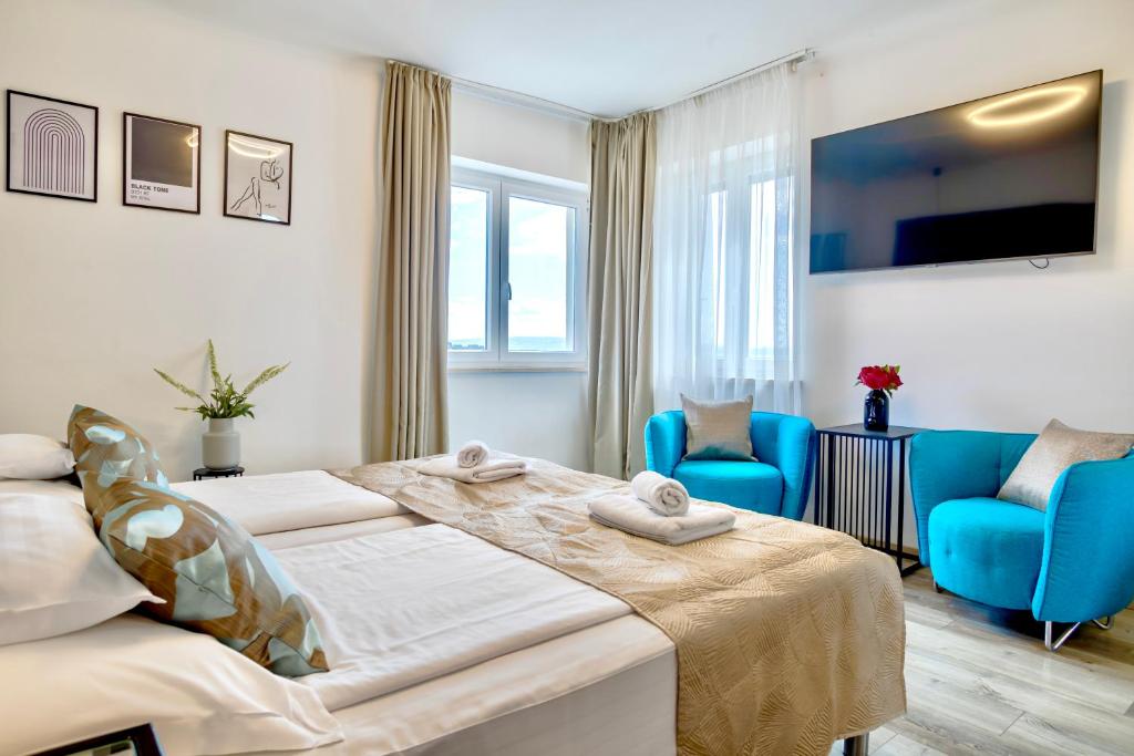 Apartments & Rooms Grašo - Deluxe Appartement Met Twee Slaapkamers Met Uitzicht Op Zee
