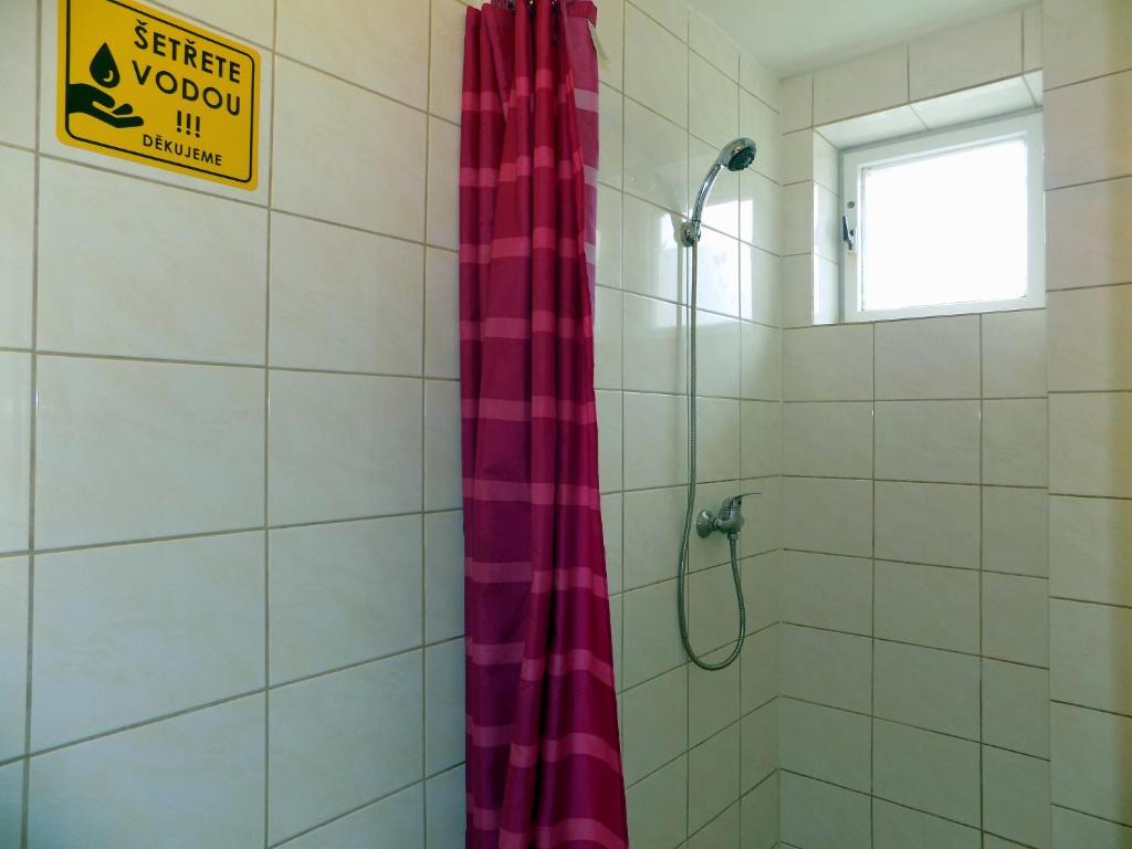 Koupelna v ubytování Prázdninový dům Sloup - Sloup v Čechách