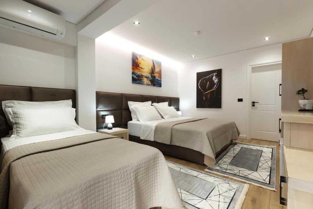 Voodi või voodid majutusasutuse CastleView Inn toas