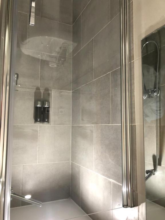 Koupelna v ubytování Hotel Sant Jordi