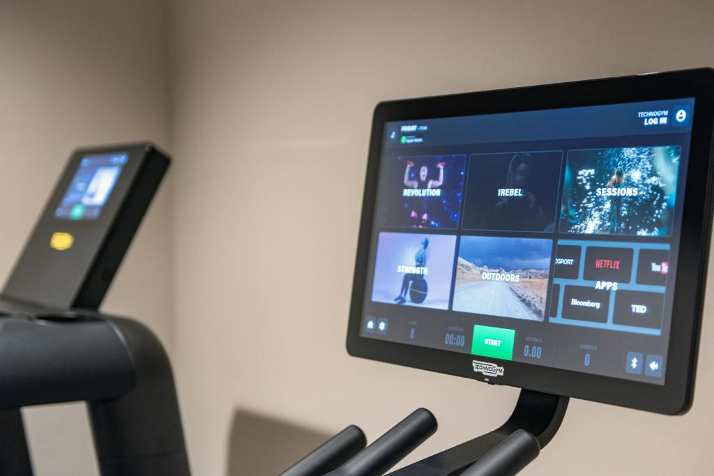 Fitness centrum a/nebo fitness zařízení v ubytování Hotel Ladurner