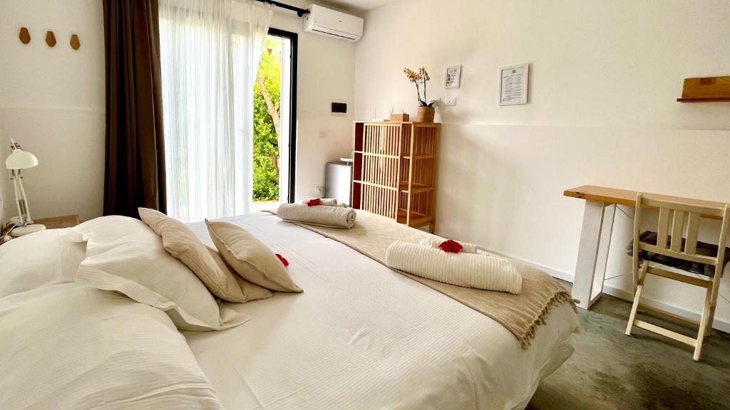 Postel nebo postele na pokoji v ubytování MAYANA SICILY - The suites