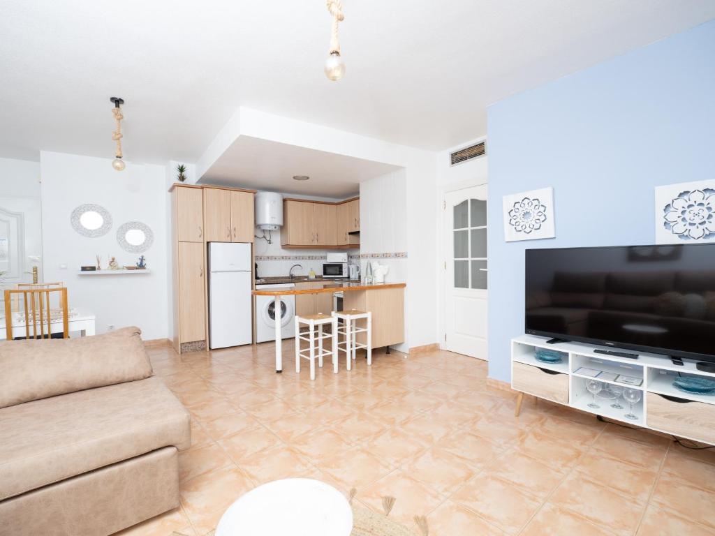 Kuchyňa alebo kuchynka v ubytovaní Apartamentos El Calón Playa