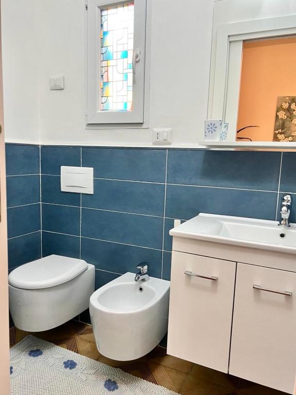 Koupelna v ubytování Casa Giada