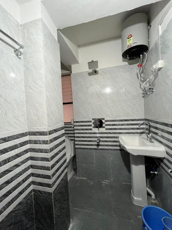 Koupelna v ubytování Hangkhim Homestay