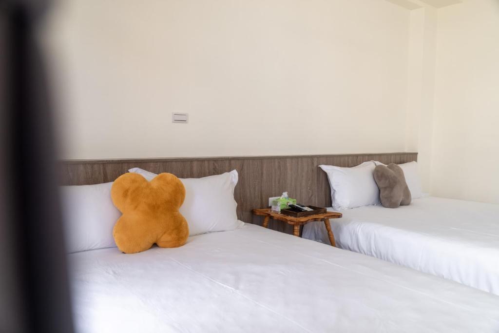 Postel nebo postele na pokoji v ubytování GOLD HOME