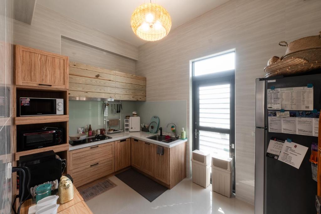 Kuchyň nebo kuchyňský kout v ubytování GOLD HOME