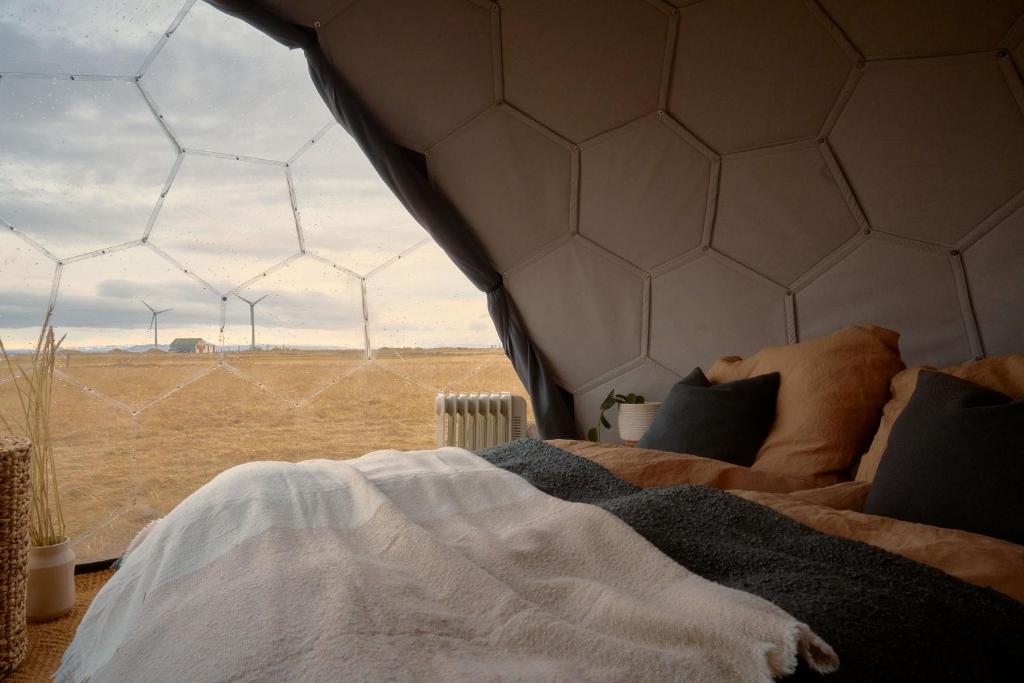Postel nebo postele na pokoji v ubytování Helja Stay Glamping Domes