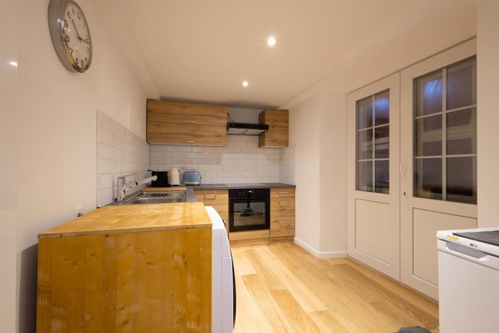 Kuchyň nebo kuchyňský kout v ubytování Studio-duplex Tower