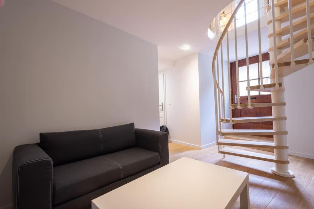 Posezení v ubytování Studio-duplex Tower
