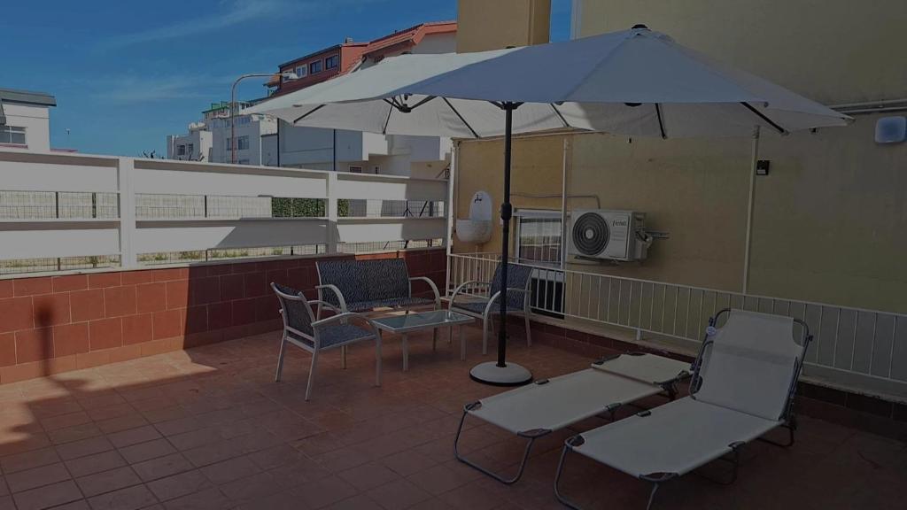 Balkón nebo terasa v ubytování IL BORGO ANTICO - TORRE A MARE
