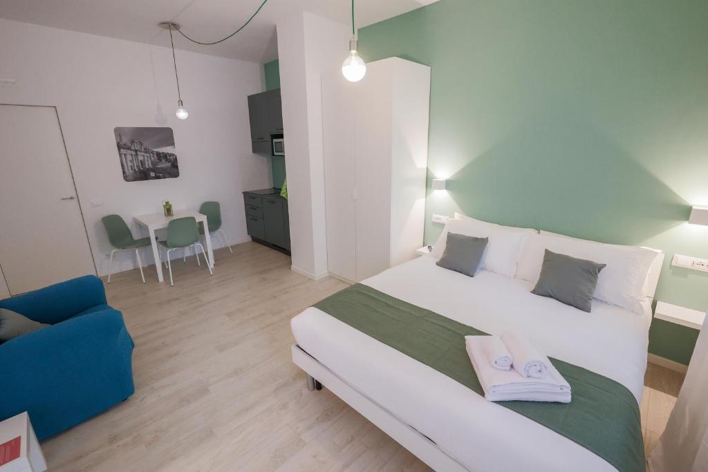 Postel nebo postele na pokoji v ubytování Cà Cianfer