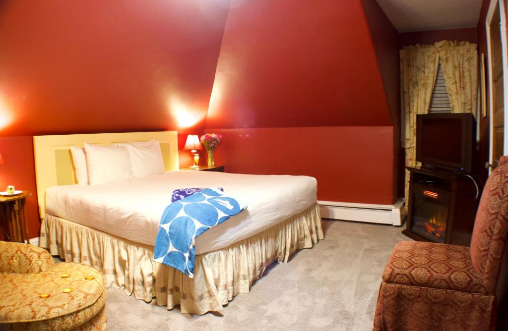 Postel nebo postele na pokoji v ubytování Carisbrooke Inn Bed & Breakfast