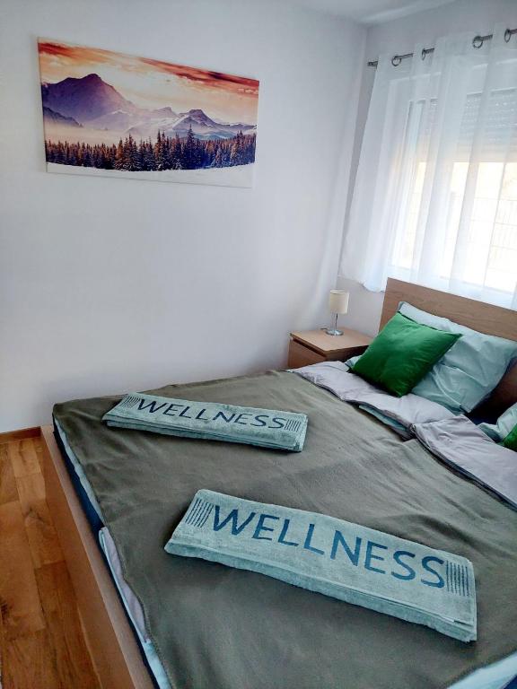 Postel nebo postele na pokoji v ubytování Eni-Time Mariazell mit Jakuzzi und Sauna