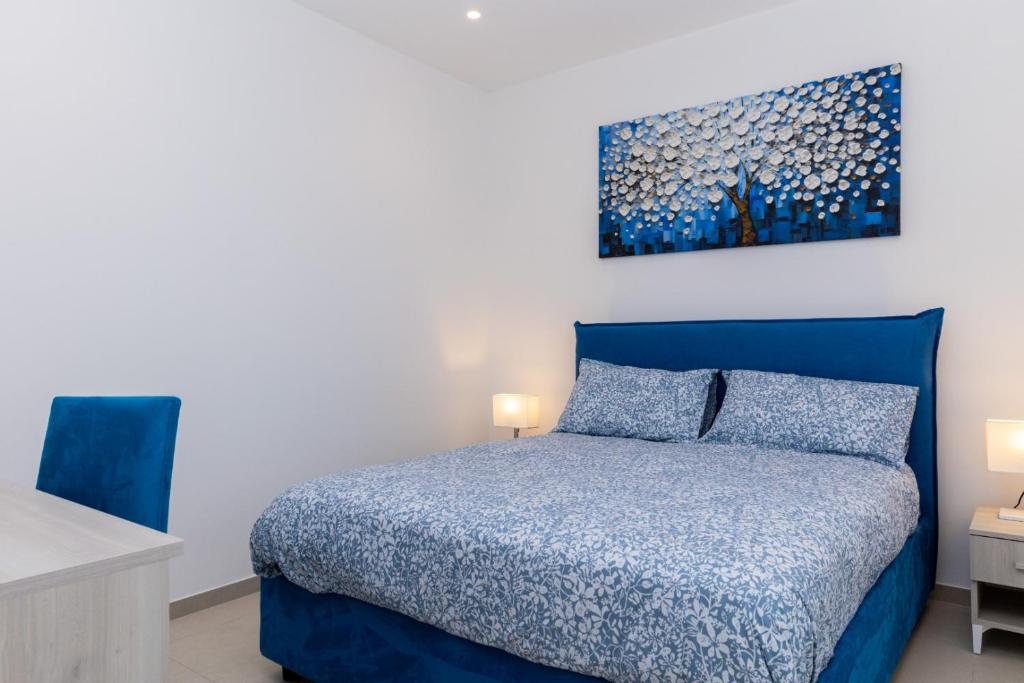 Postel nebo postele na pokoji v ubytování Villa Harmony Sorrento