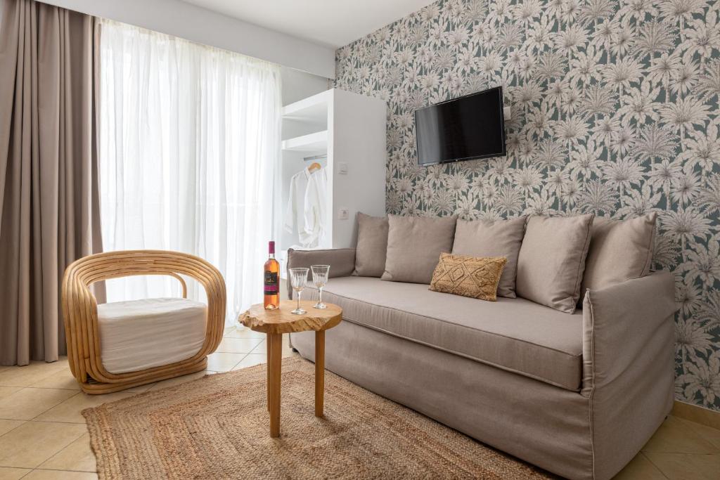 Posezení v ubytování Diana Art Boutique Hotel