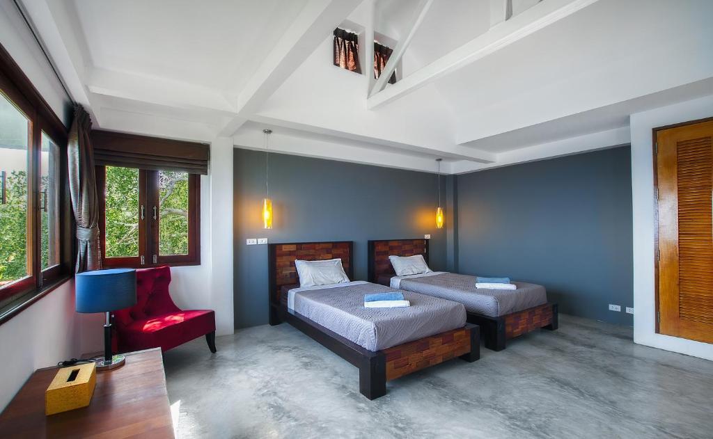 Letto o letti in una camera di Philip's Villa