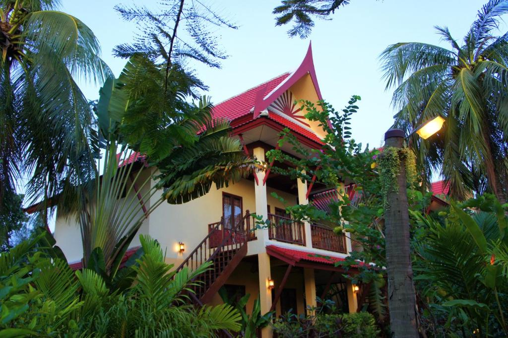 Zahrada ubytování Palm Village