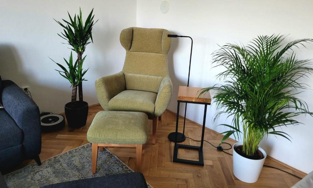 Area soggiorno di Nový apartman Eva