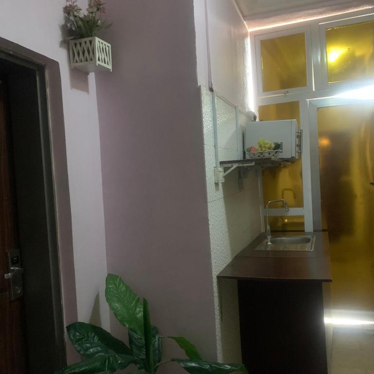 Kuchyň nebo kuchyňský kout v ubytování Health Plaza Abuja