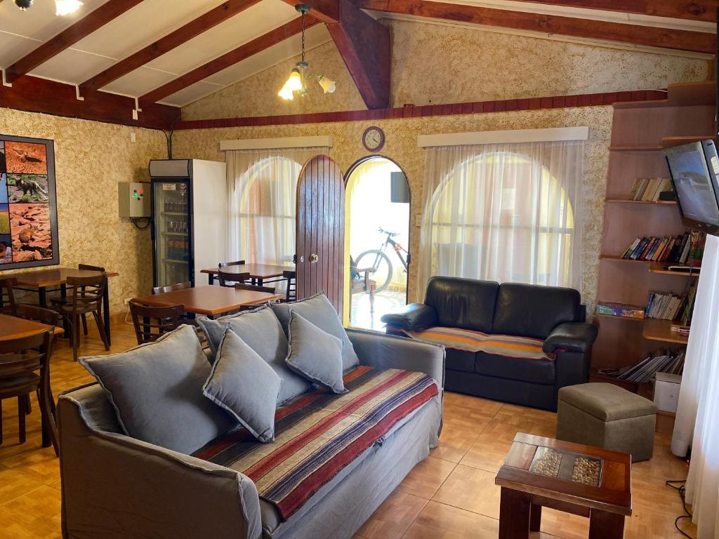 Posezení v ubytování Hostal Solor
