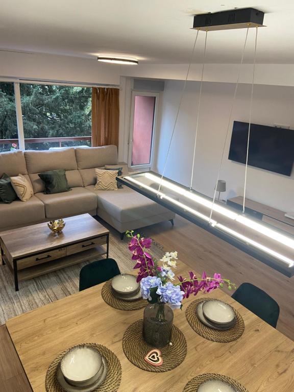 Χώρος καθιστικού στο DH Apartamento Turistico