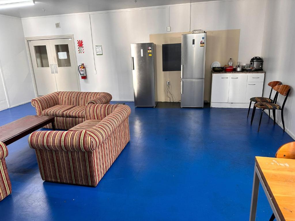 Kuchyň nebo kuchyňský kout v ubytování Hamilton City Inn