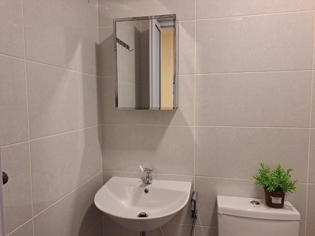 Koupelna v ubytování SCC HOTEL PJ