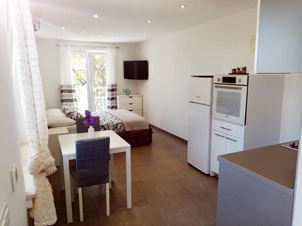 Kuchyňa alebo kuchynka v ubytovaní Studio apartman Iva