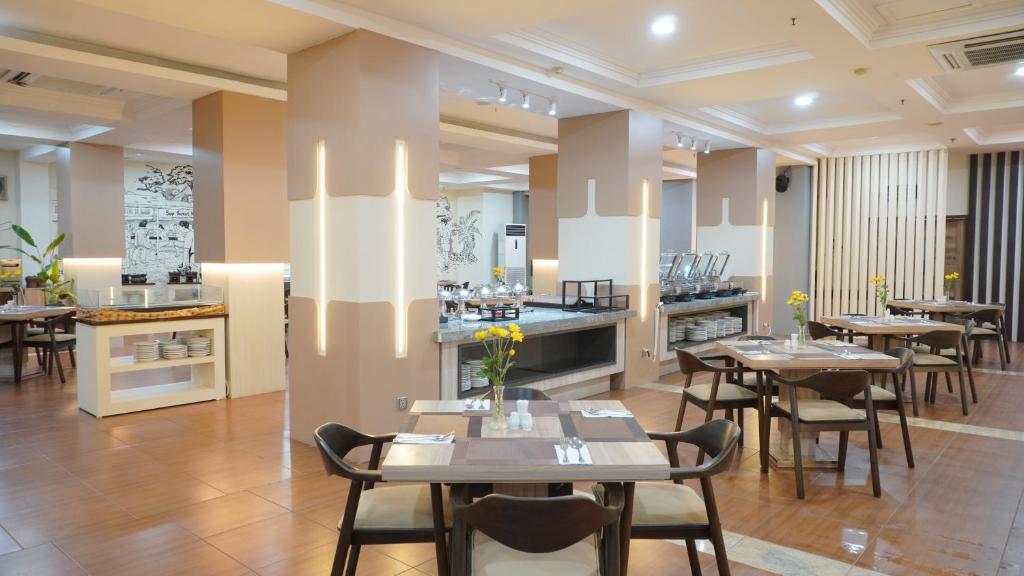 Restaurace v ubytování Abadi Hotel Malioboro Yogyakarta