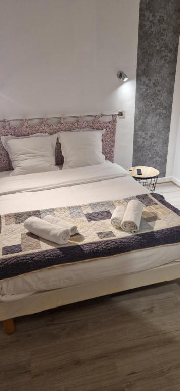 Postel nebo postele na pokoji v ubytování Hotel 1610