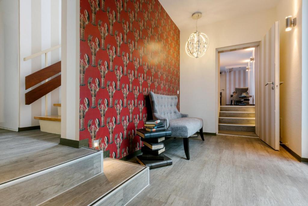 Posezení v ubytování Hotel auf den Hummerklippen