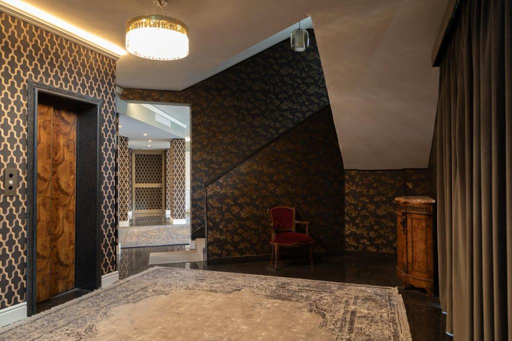 Postel nebo postele na pokoji v ubytování Hotel Santa Maura