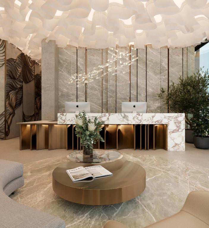 Posezení v ubytování Bellman Hotel