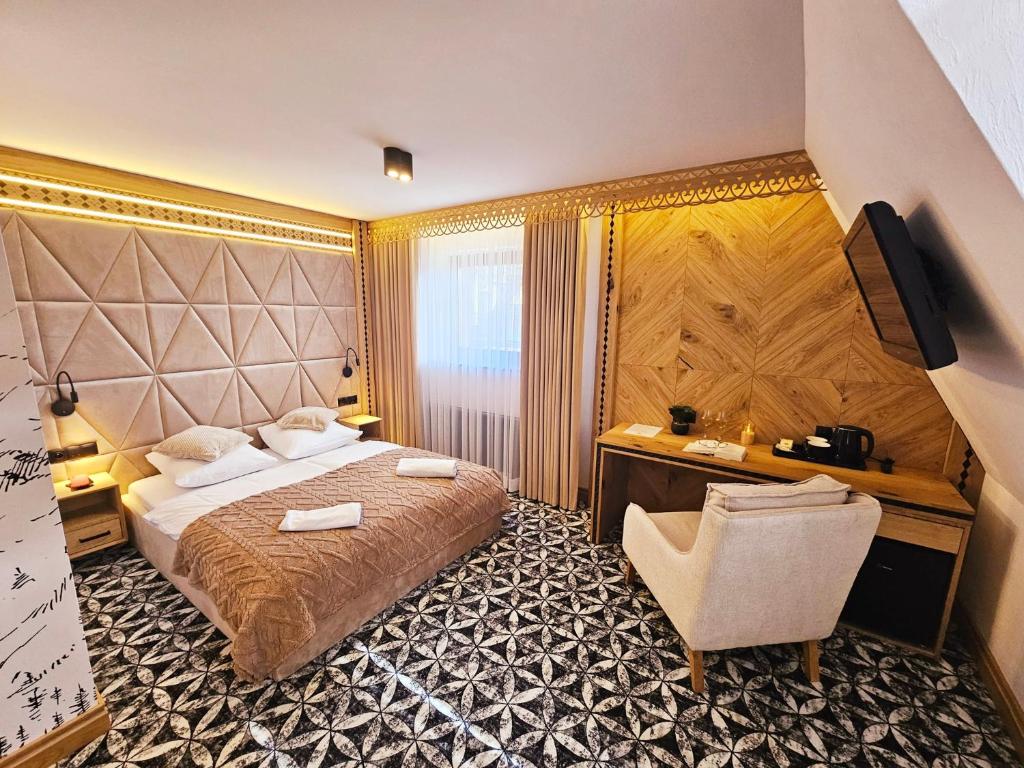 Posteľ alebo postele v izbe v ubytovaní Willa Regina I Resort & SPA