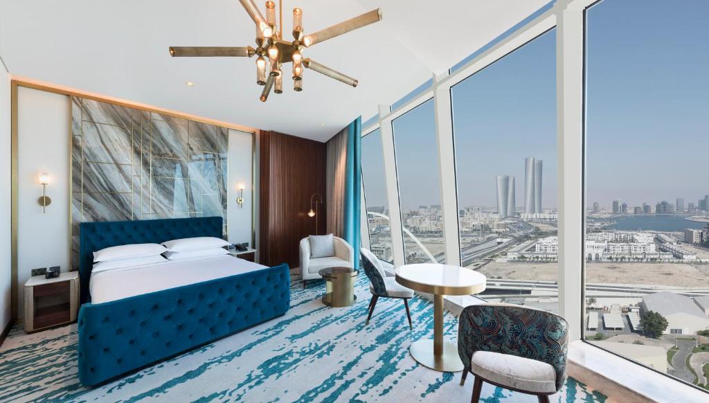 Postelja oz. postelje v sobi nastanitve Velero Hotel Doha Lusail