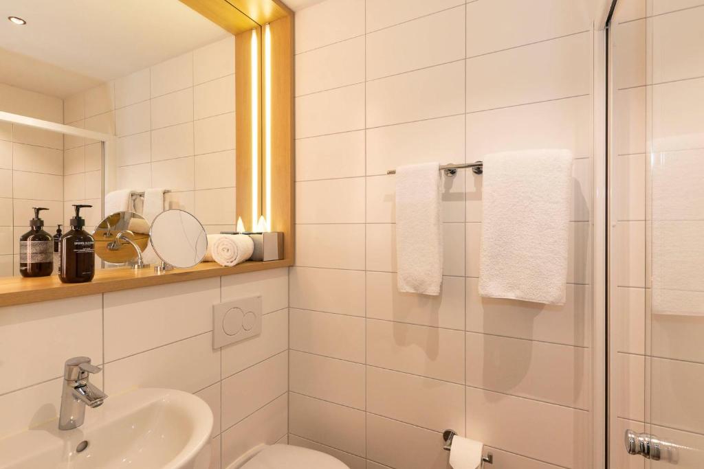 Koupelna v ubytování Boutique Hotel Atrium München