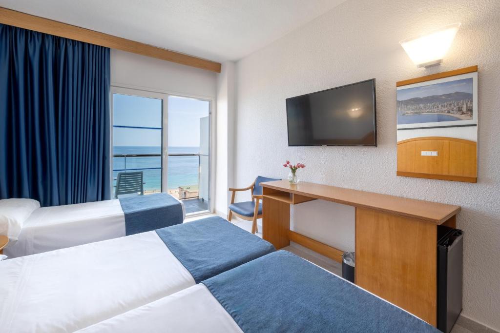 Hotel Poseidon Playa - Double Or Twin Room With Sea View (2 Adults + 1 Child)