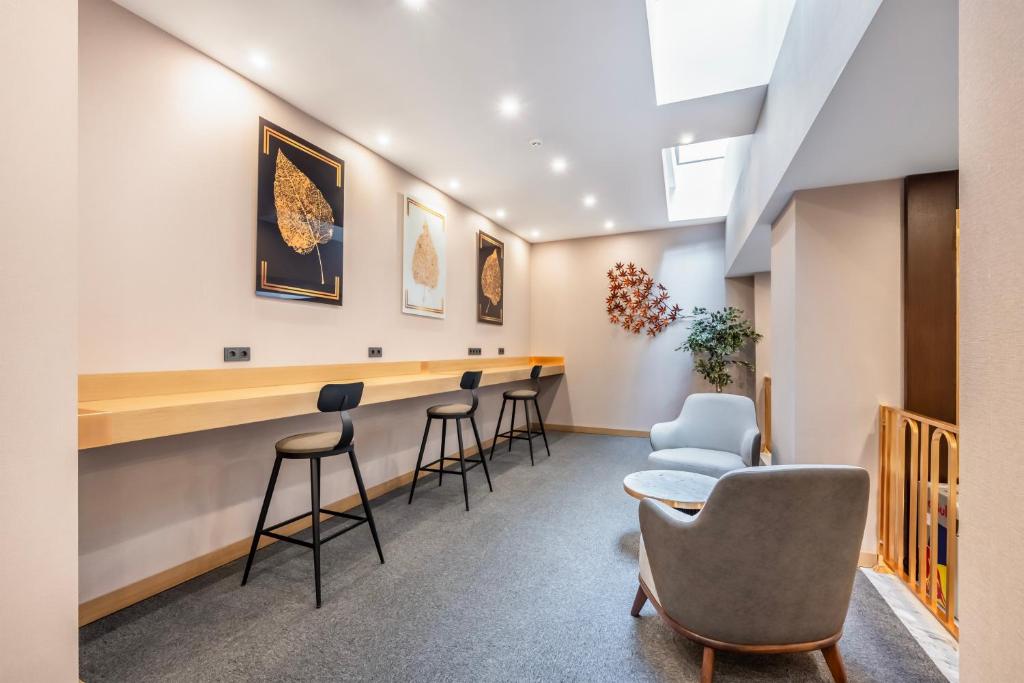 Posezení v ubytování Hotel Bristol