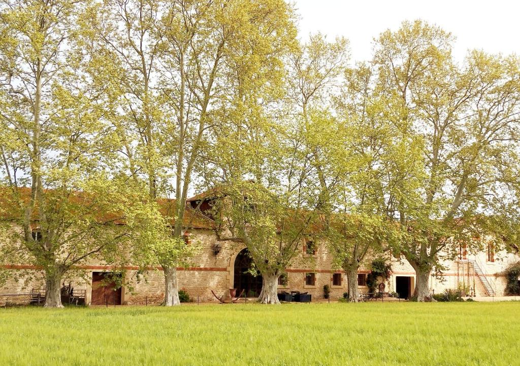 Zahrada ubytování La cave de Grand Cabane