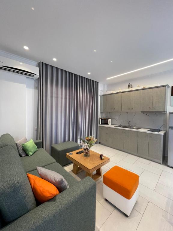 Kuchyň nebo kuchyňský kout v ubytování George Apartments